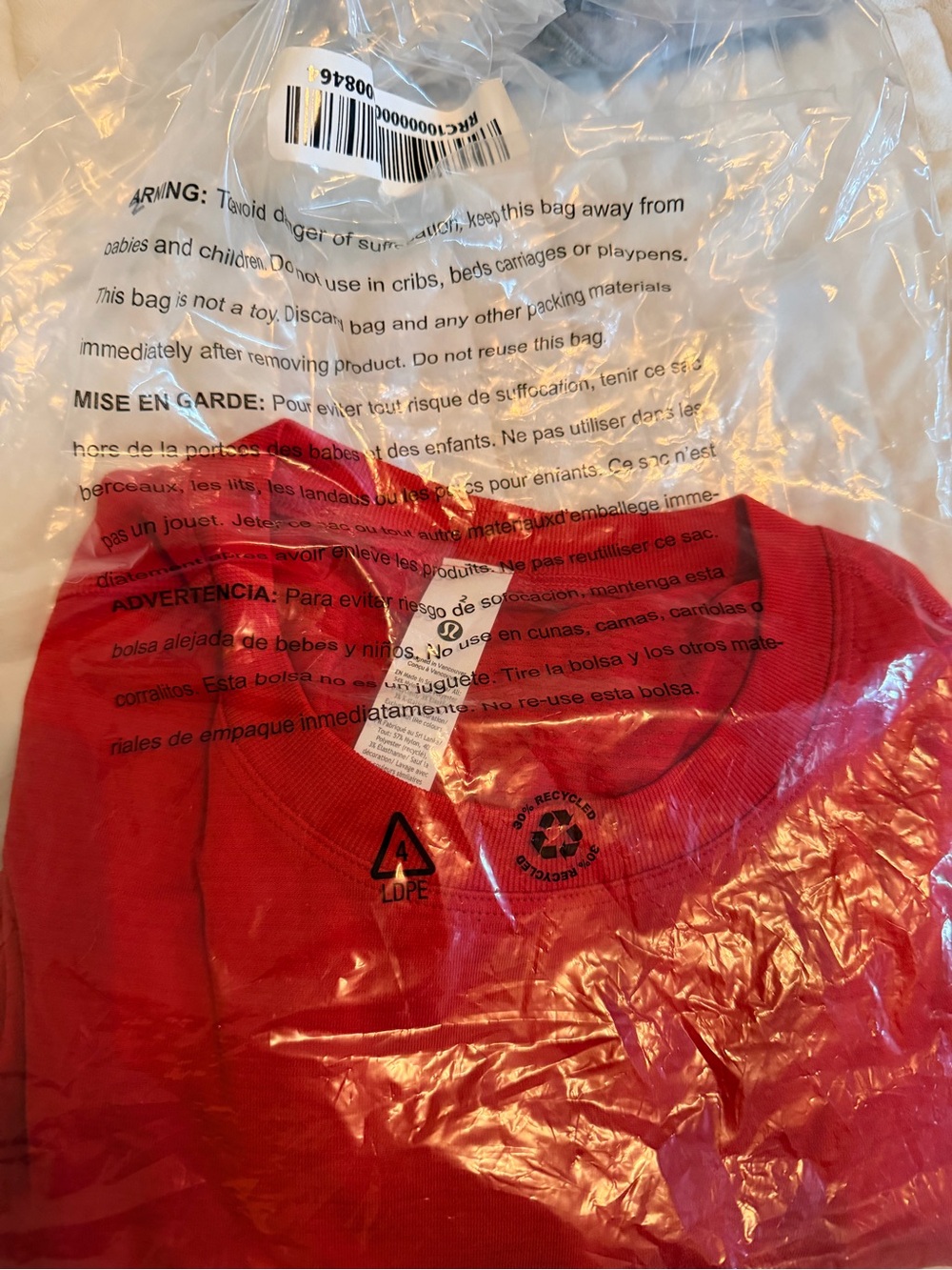 Lululemon Relaxed Swiftly Oxford Red Size 2